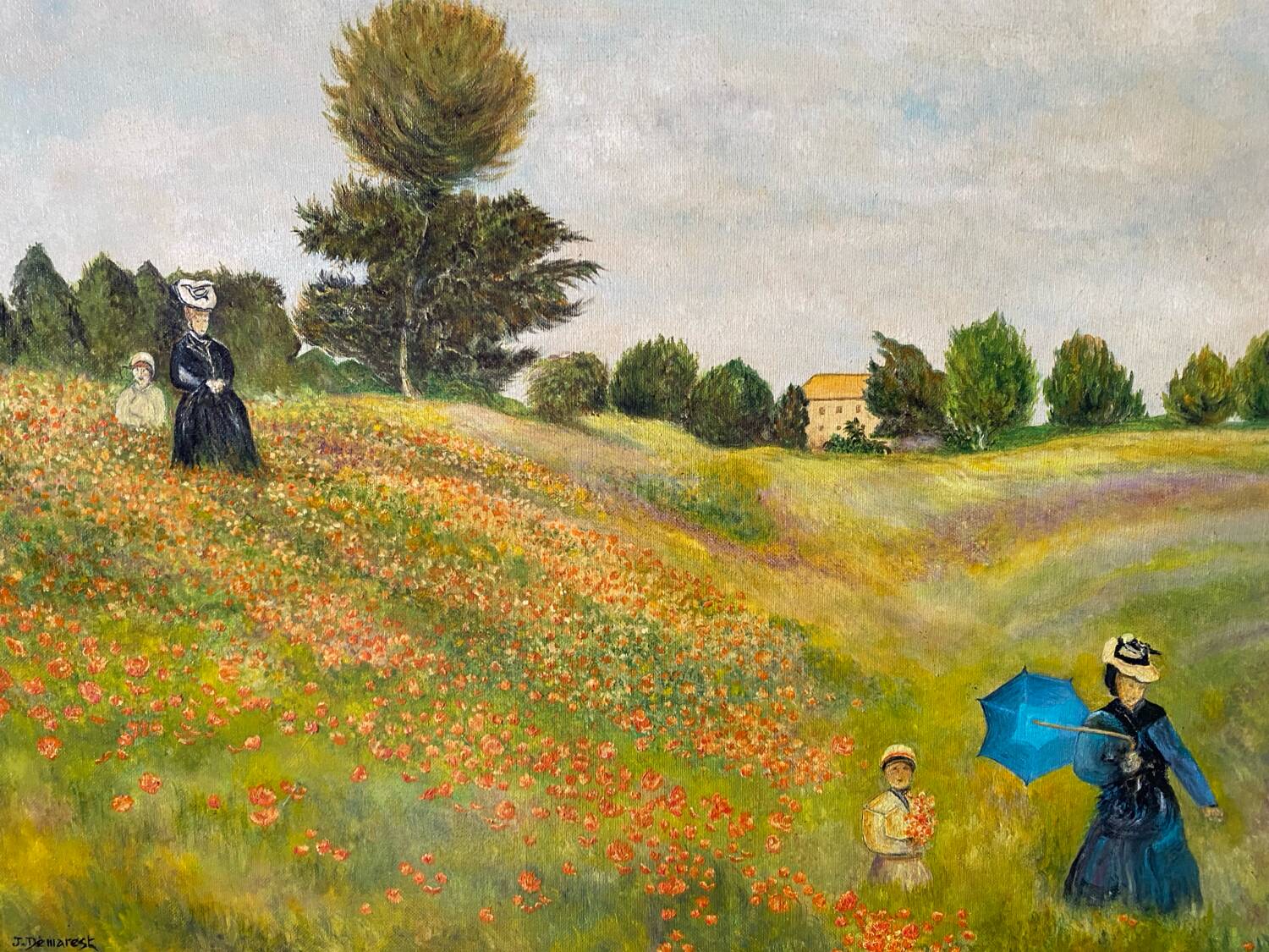 Landscape signed by the 20th century school