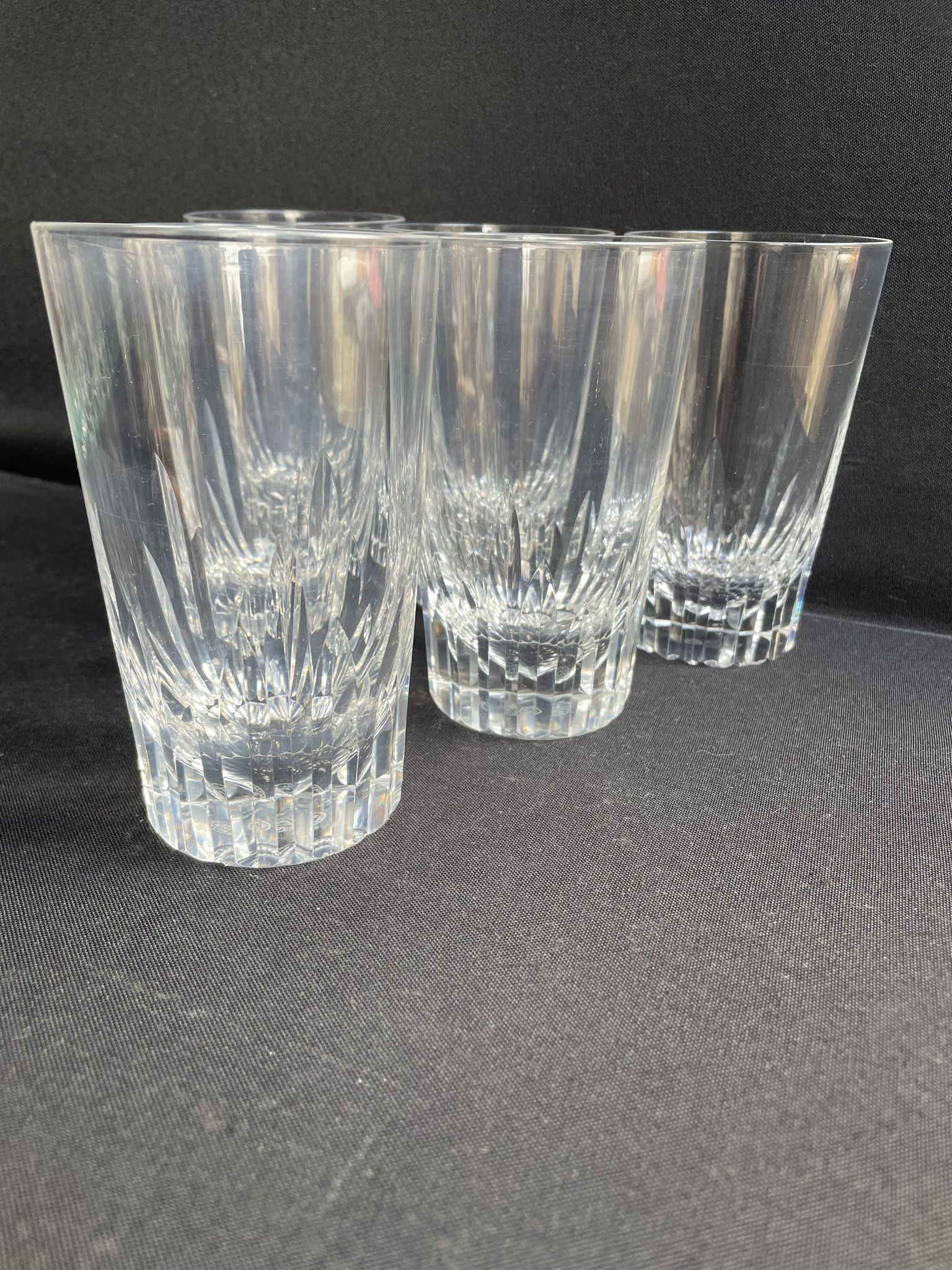6 Baccarat wine goblets Spear service