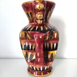 Vase H.Bequet décor Smyrne forme oiseau