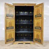 Vintage Indian wardrobe (nautical / ships) bohemian