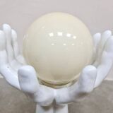 Vintage rare ceramic hand shaped table lamp