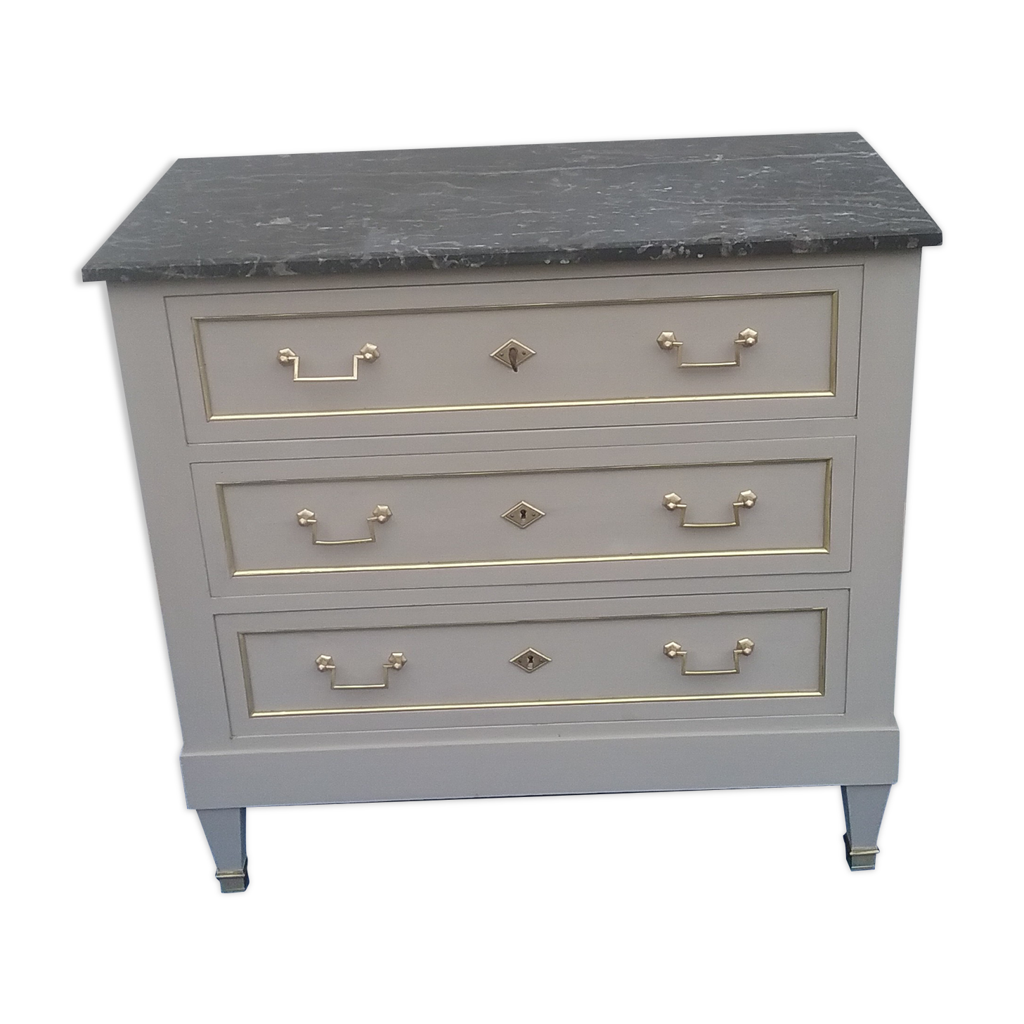 Commode style Louis XVI grise