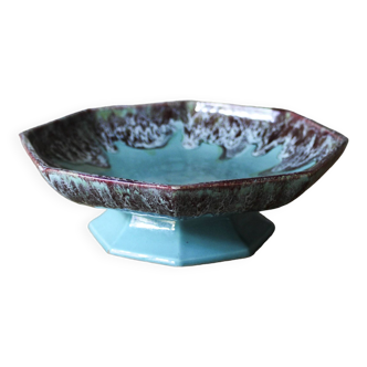 Gaubier Frères Puisaye ceramic standing bowl