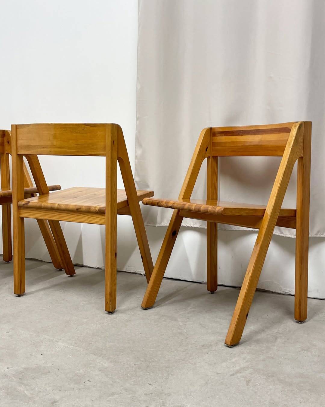 4 Fyrkat chairs, Nissen & Gehl, Denmark, circa 1970