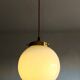 Suspension opaline vintage 1950