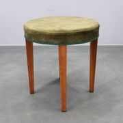 Pair of Art Deco stools, Czechoslovakia, 1940s