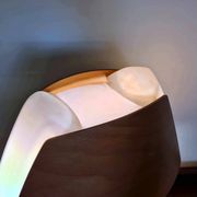 Scandinavian style table lamp designed and manufactured by Lucid France for Hilton Hotel