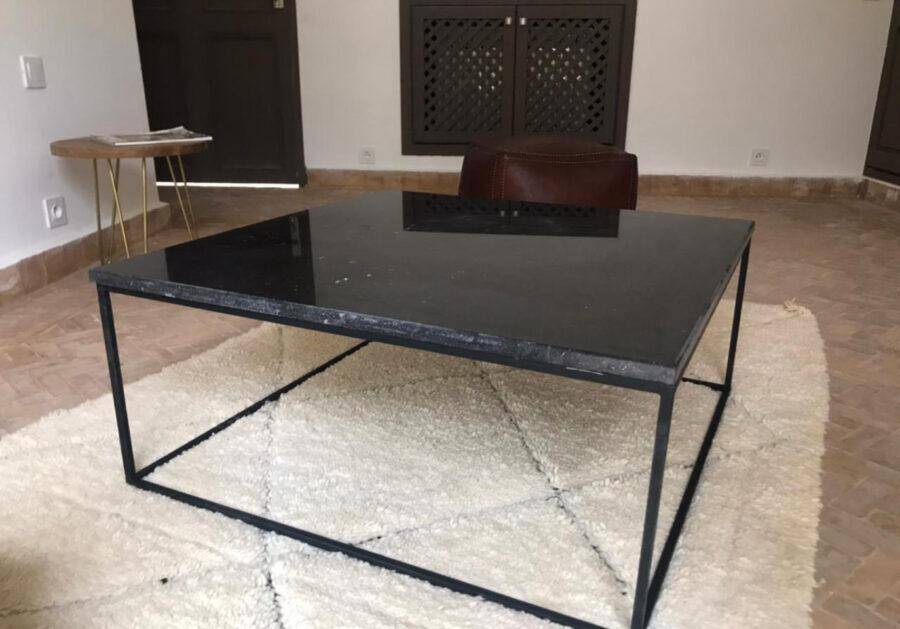 Khenifra marble coffee table 90x90
