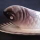 Fish service for 12 people in Longwy ceramic, Copenhagen model, 1960s