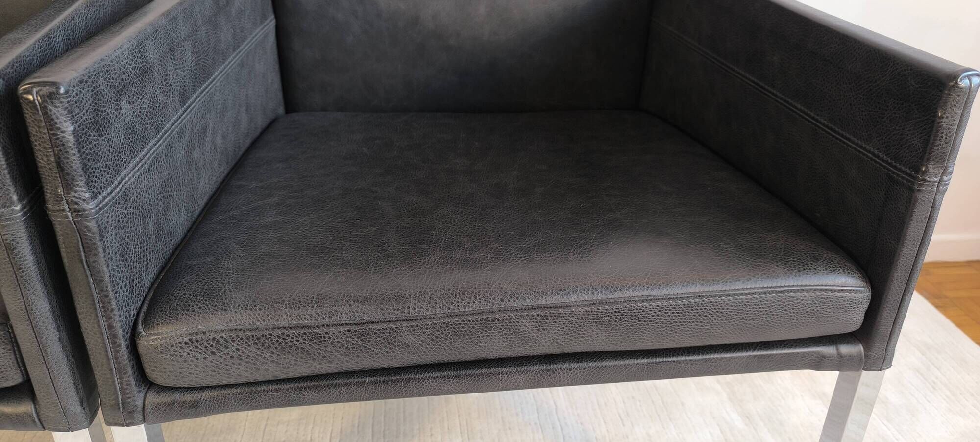 Superb pair of KFF "Texas" armchairs by Karl Friedrich Förster.