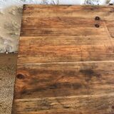 Wooden farmhouse coffee table