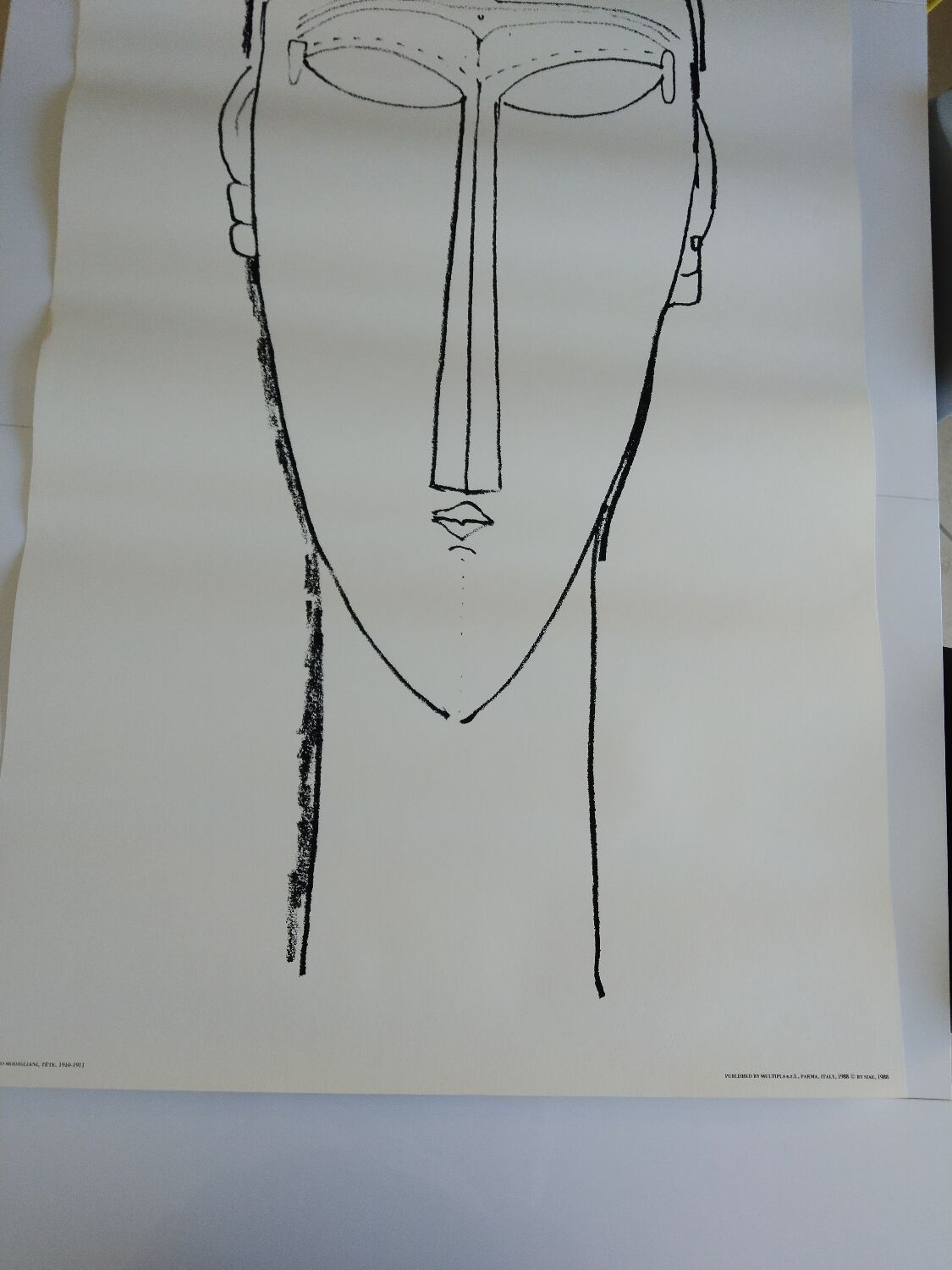 Modigliani poster "The head"