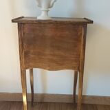 Bedside table with secret drawer
