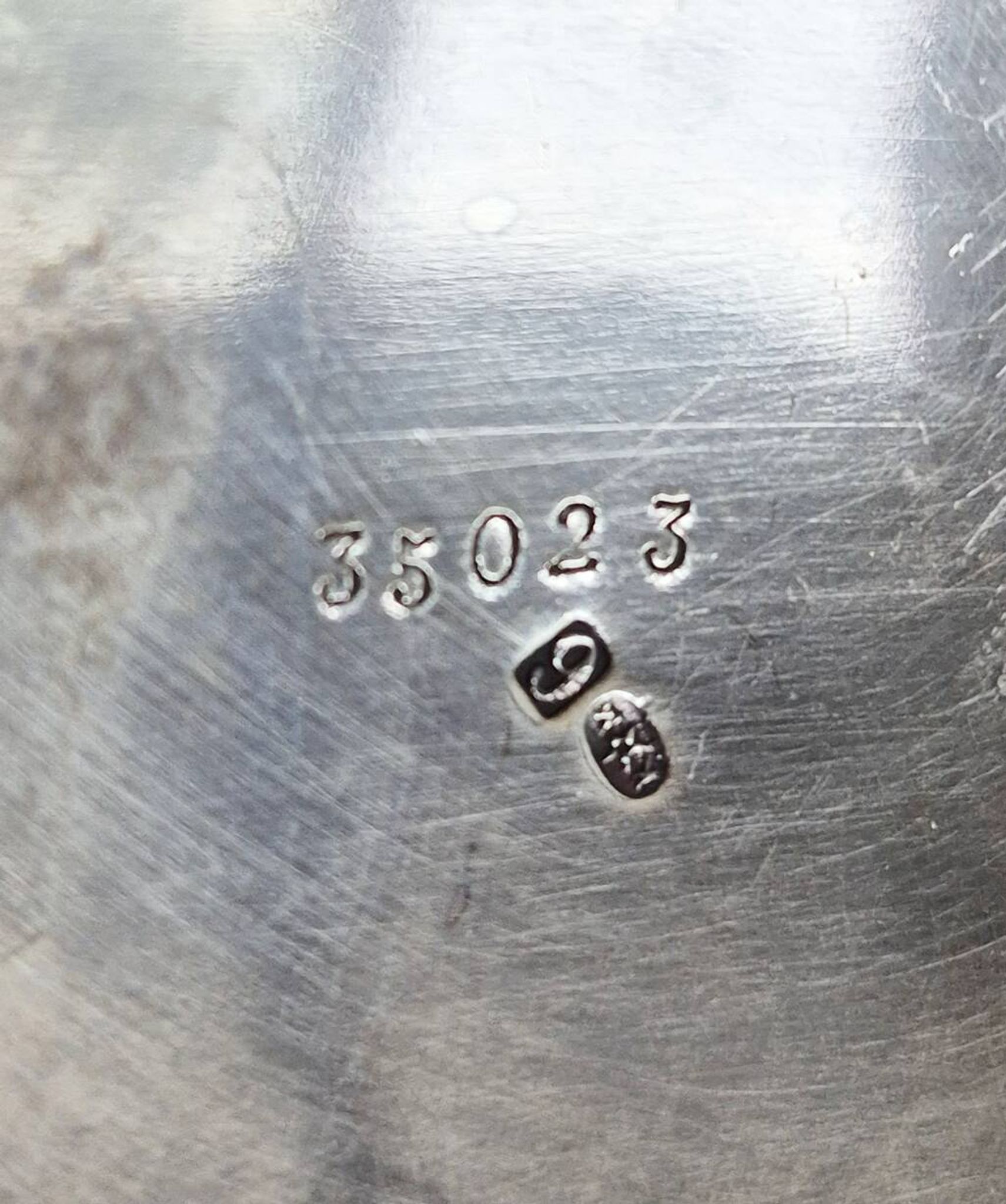 Antique silver-plated metal sugar bowl