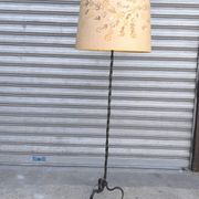 Lampadaire en fer forgé 1950
