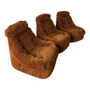 3 fauteuils lounge Space
