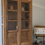 Parisian Art Deco glass cabinet