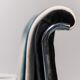 Set de 4 chaises dentifrice velours 70s vintage