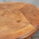 Table bureau d'armateur pieds balustre et rose des vents, style renaissance XIXe