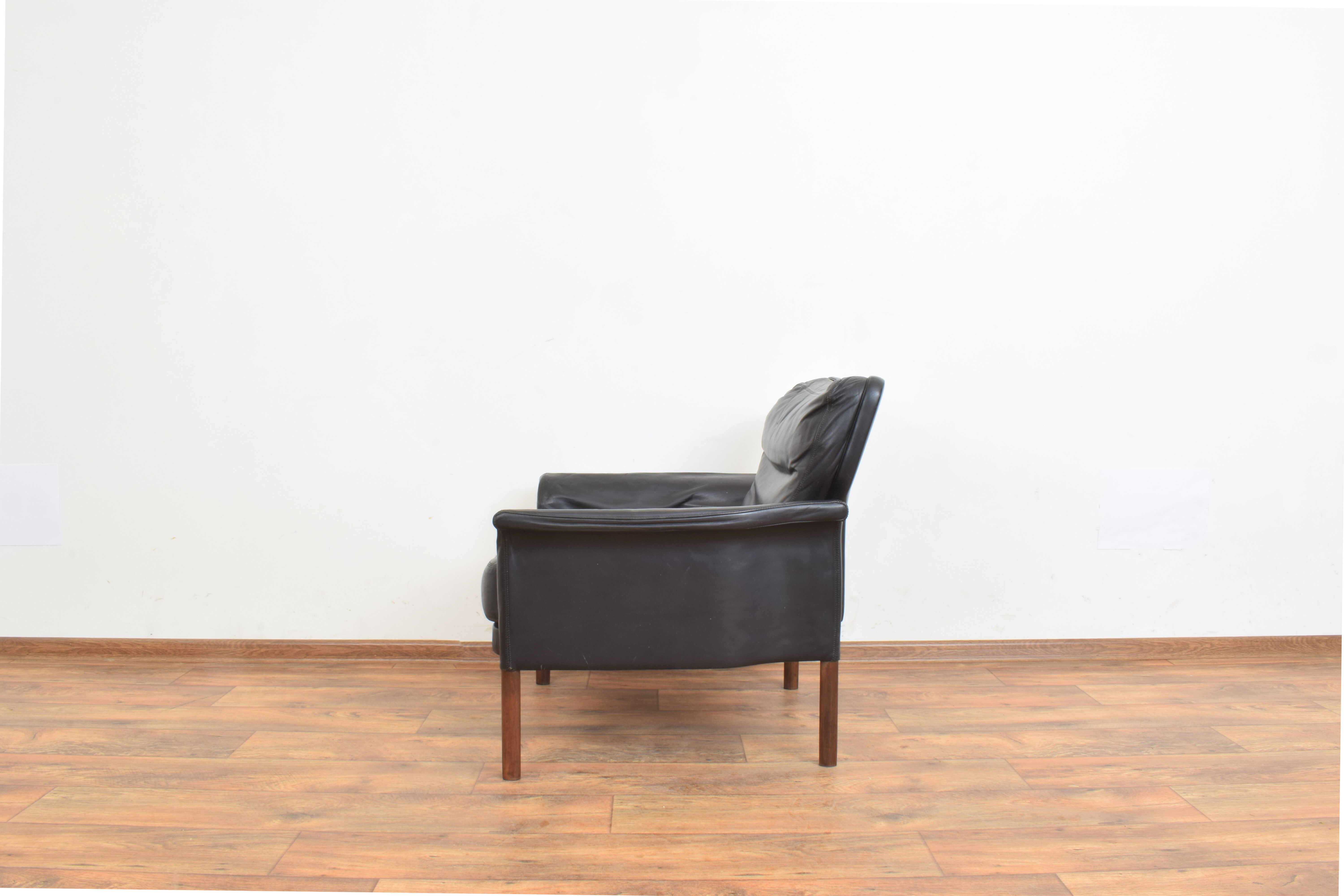 Danish Teak & Leather Armchair