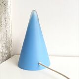 Lampe Teepee SCE verre bleu vintage