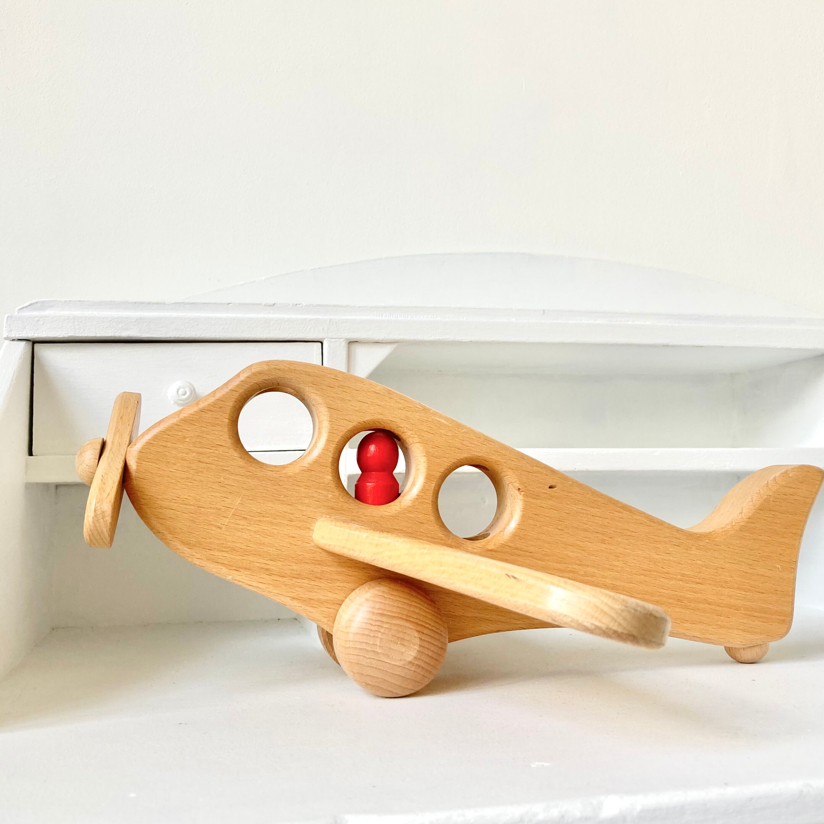 Vintage wooden airplane