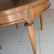 Table (diameter 110) Louis XVI style cherry wood