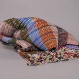 Khadi blanket, hand-woven from recycled wool by Storie