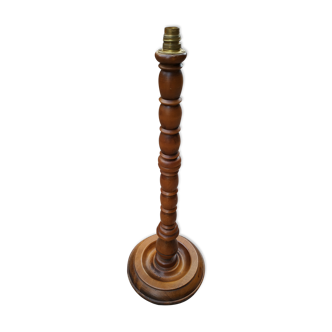 Wooden lamp foot