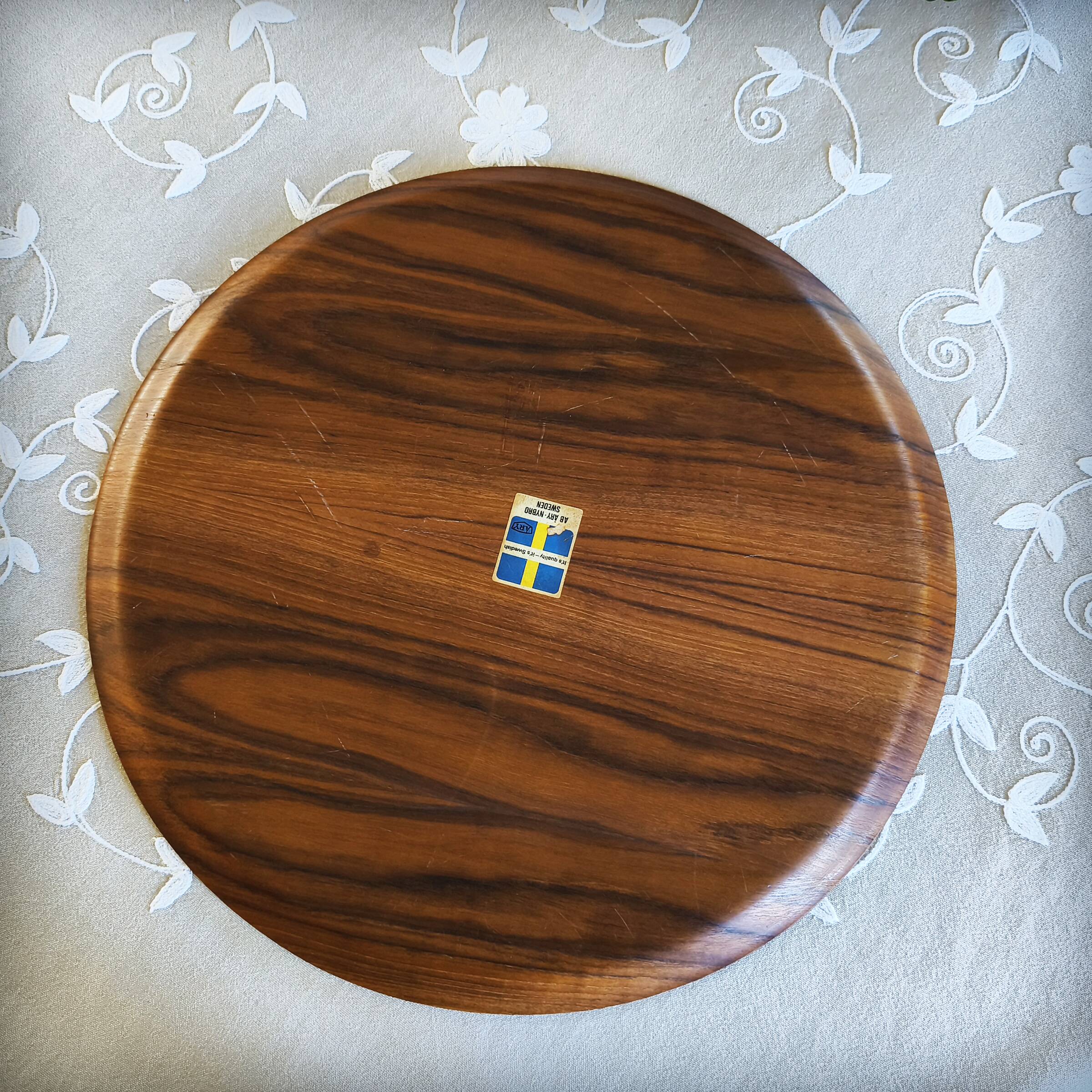 XXL teak plateau by Ary Nybro Sweden, Sweden, 1960s
