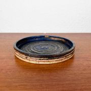 Mid-century modern Danish studio pottery bowl by Tue Poulsen for Tue Keramik, 1960s.