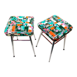 Paire de tabourets
