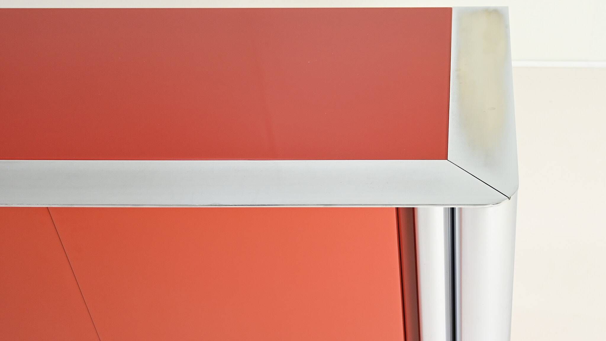 Antonello Mosca, Buffet For Cinova, Lacquer And Chrome, Italy C.1969