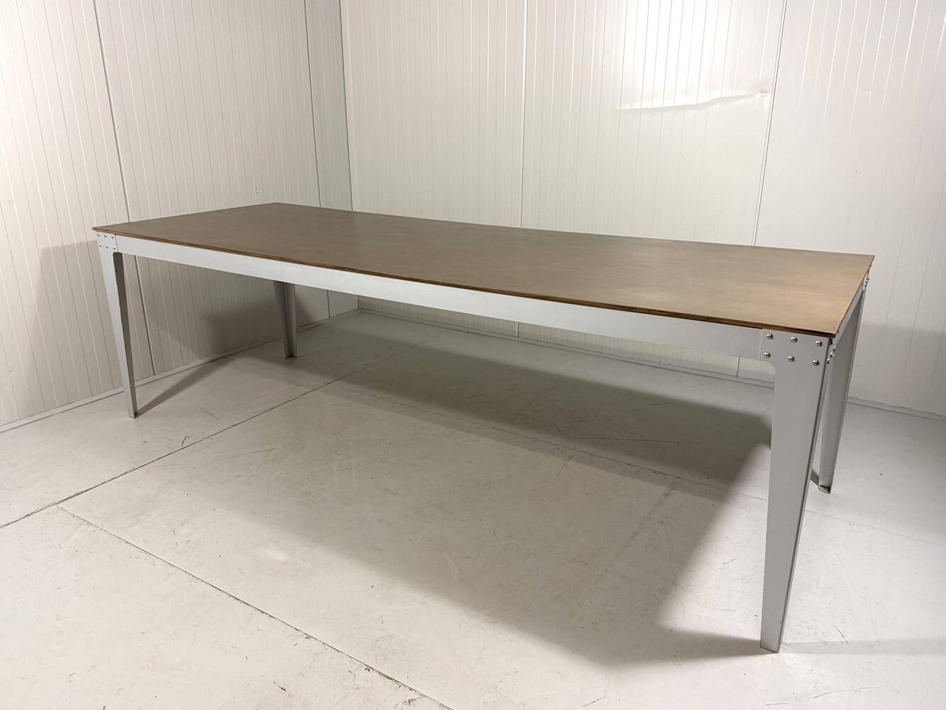 Piet Hein Eek XXL aluminium dining table 1990’s