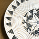Round ethnic Balinese rattan tray