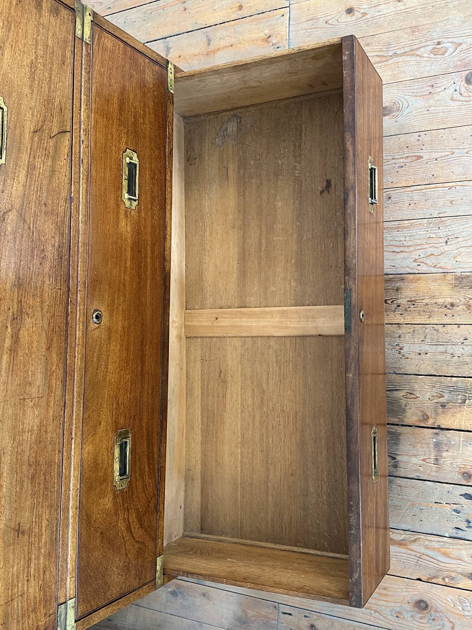 Antique military campaign chest