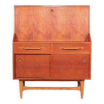 Vintage teak secretary from the 1960s