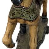 Carved wooden horse