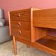 Teak console by Arne Wahl Iversen
