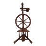 Old wooden spinning wheel