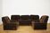 Modular armchairs panarea chenille by lev & lev, 1970s, set of 5