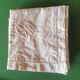 Pair of antique linen pillowcases with monogram
