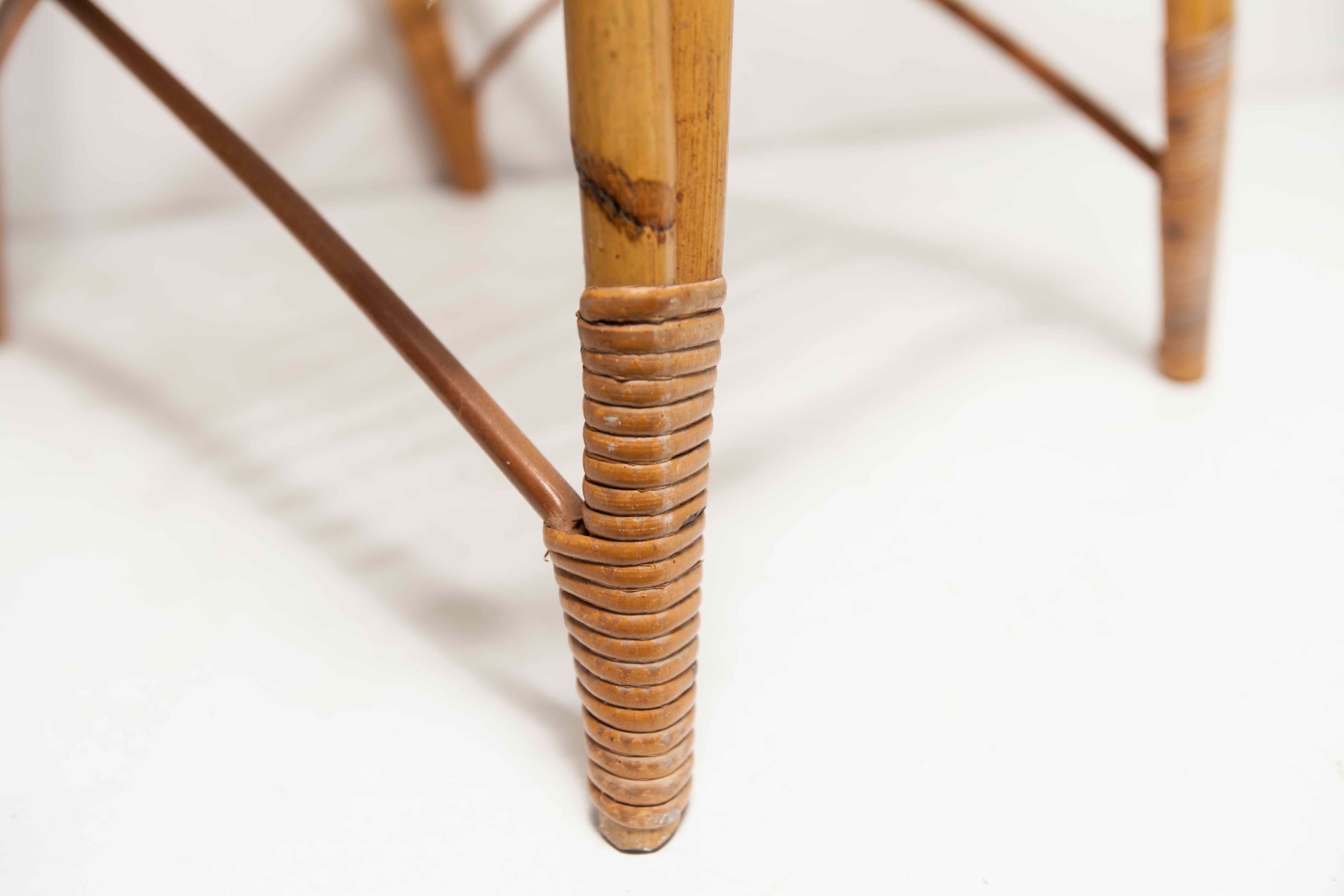 Bamboo magazine holder 1960