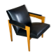 Armchair with vintage system 1950 in wood and imitation