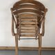 Antique wooden folding chair