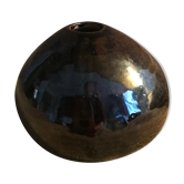 Small vase soliflore ball in enamelled earthenware sandstone
