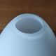 Small translucent white glass lampshade