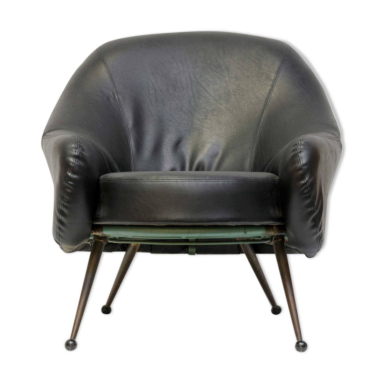 Chair Marco Zanusso model "Martingale" edition 1954 Arflex