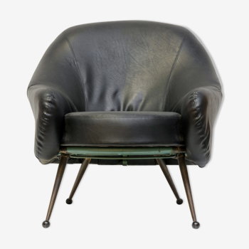 Chair Marco Zanusso model "Martingale" edition 1954 Arflex