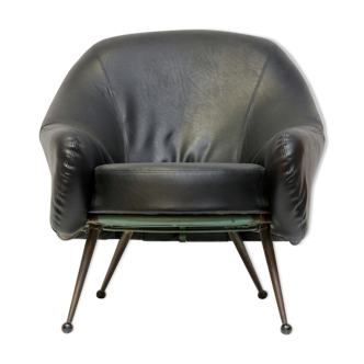 Chair Marco Zanusso model "Martingale" edition 1954 Arflex